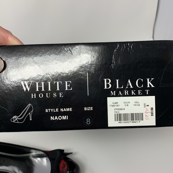 White House Black Market Red and Black Heels - Picture 9 of 9